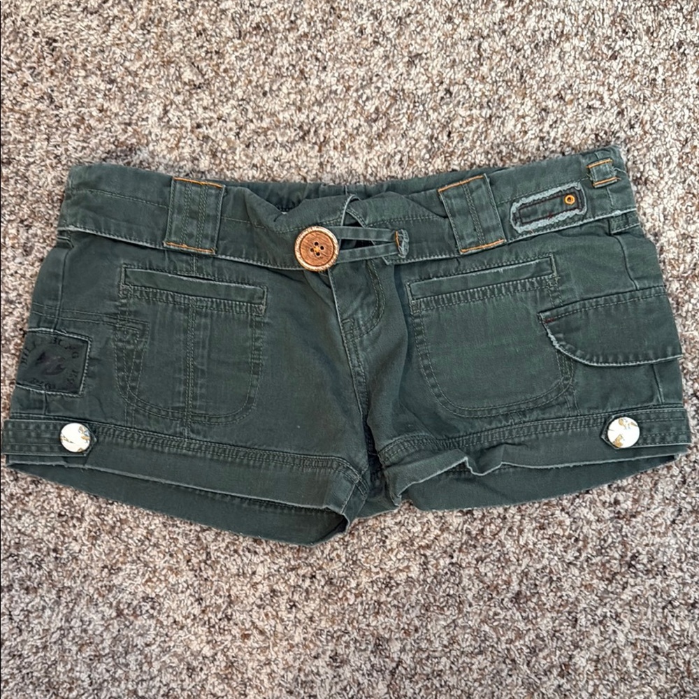 Billabong Forest Green Women's Cargo Shorts